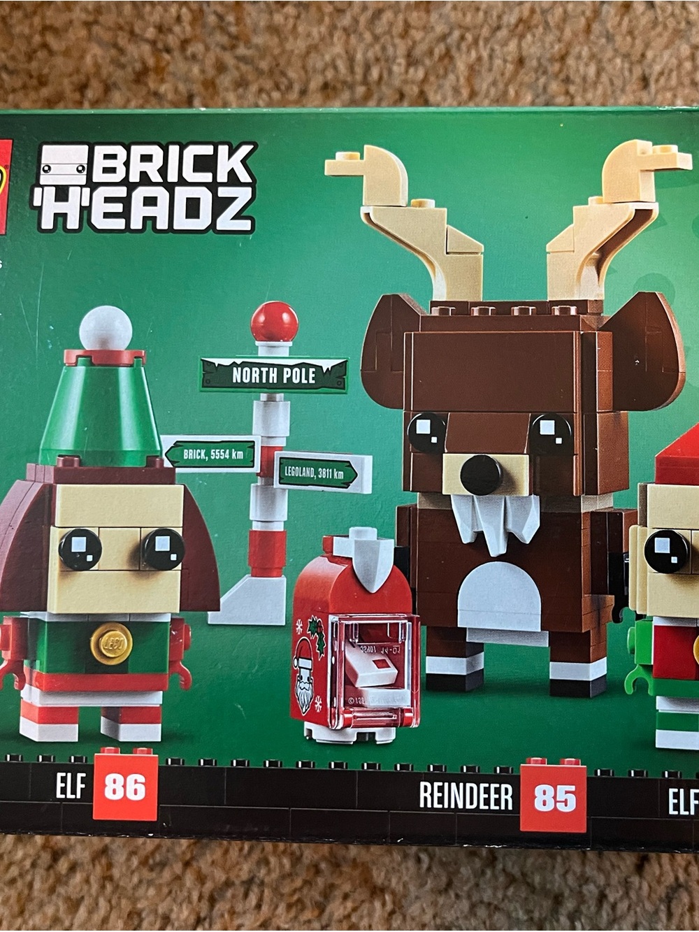 Lego Brickheadz Reindeer and Elf Set / Lego 40353